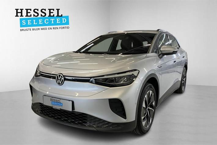 Sølv VW ID.4 fra 2022 set udefra