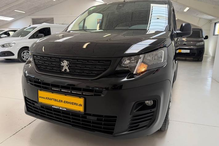 Sort Peugeot Partner fra 2019