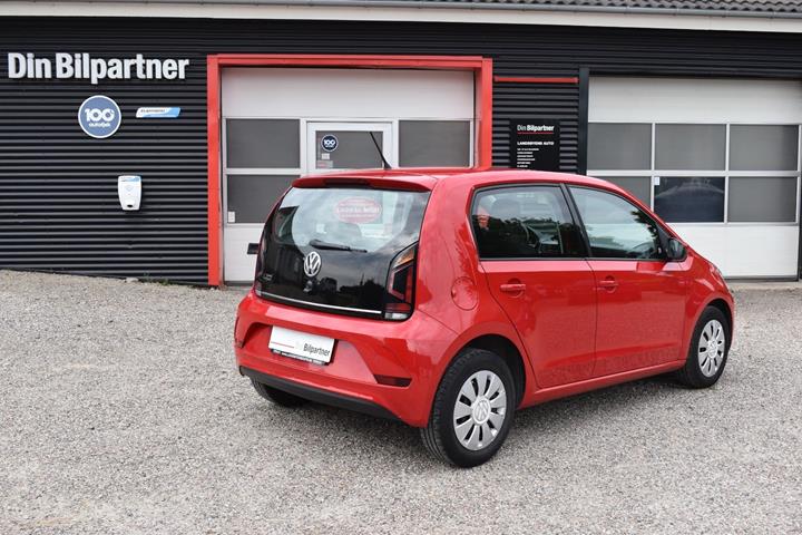 Rød VW UP! fra 2019