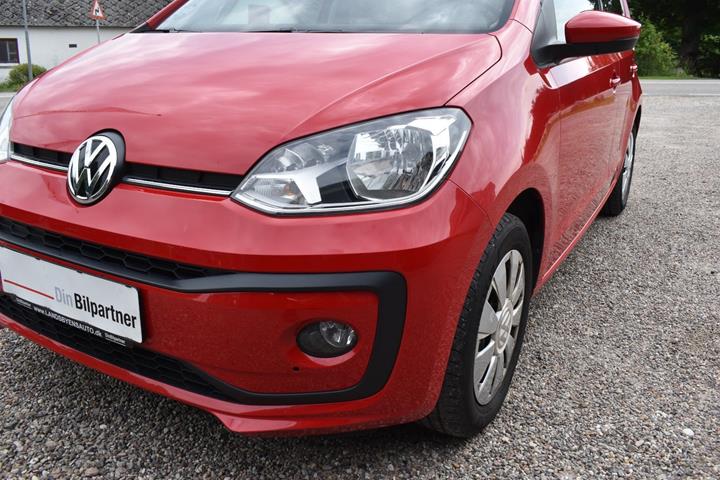 Rød VW UP! fra 2019
