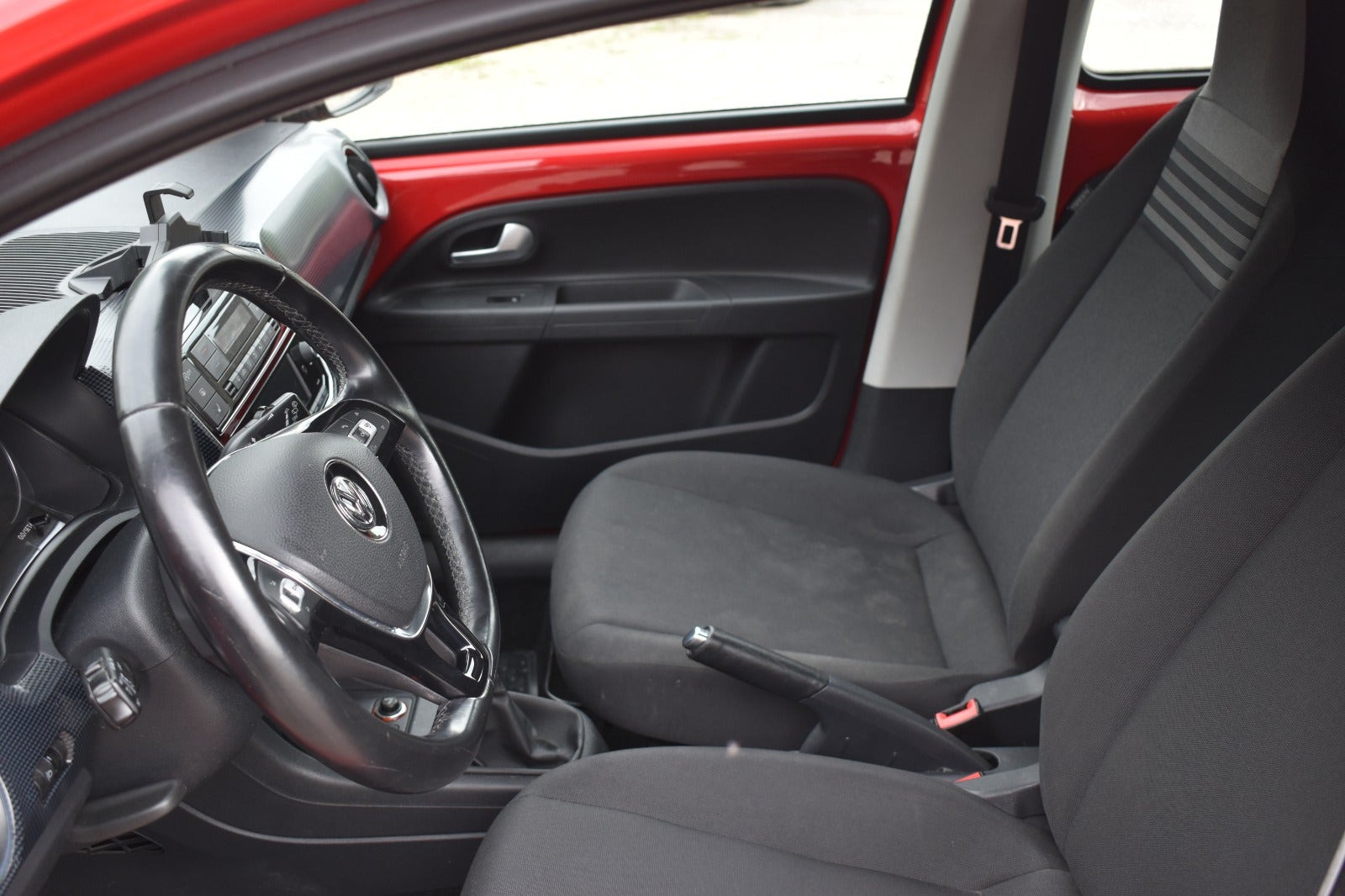 Rød VW UP! fra 2019