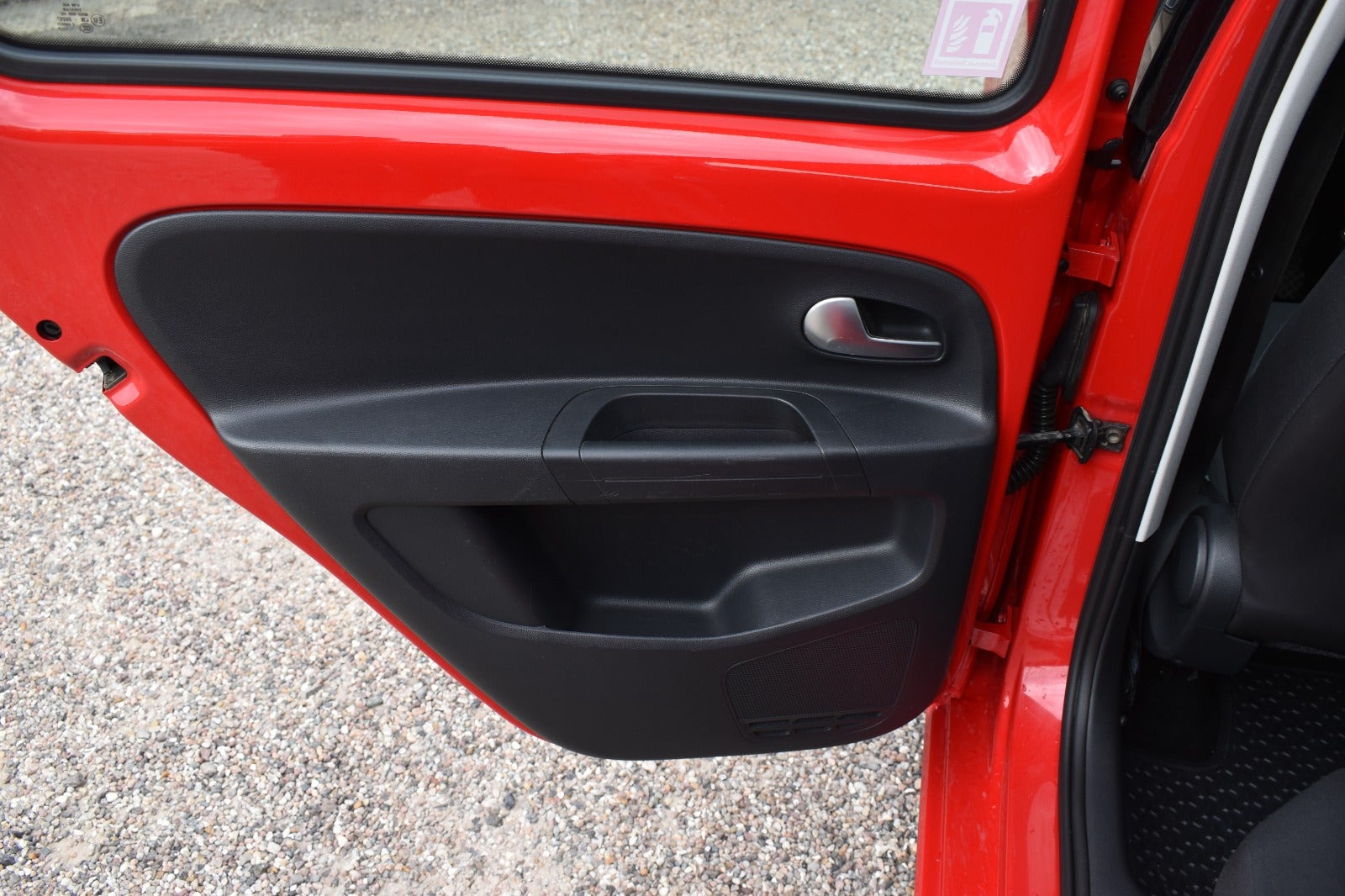 Rød VW UP! fra 2019