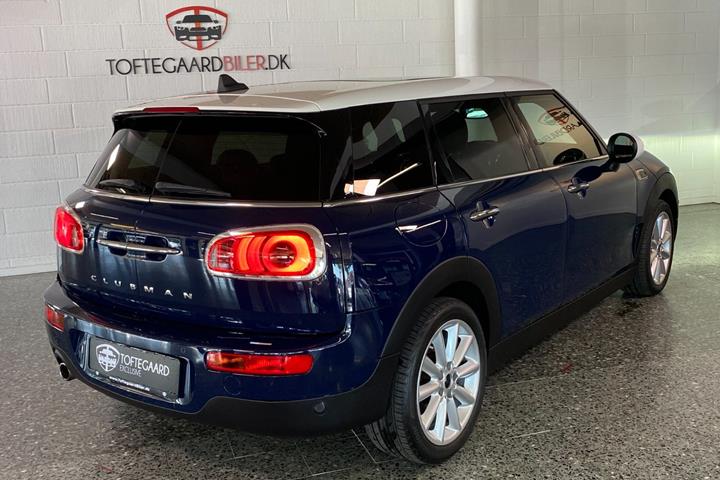 Blå Mini Clubman Cooper fra 2016