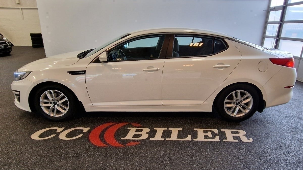 Hvid Kia Optima fra 2014