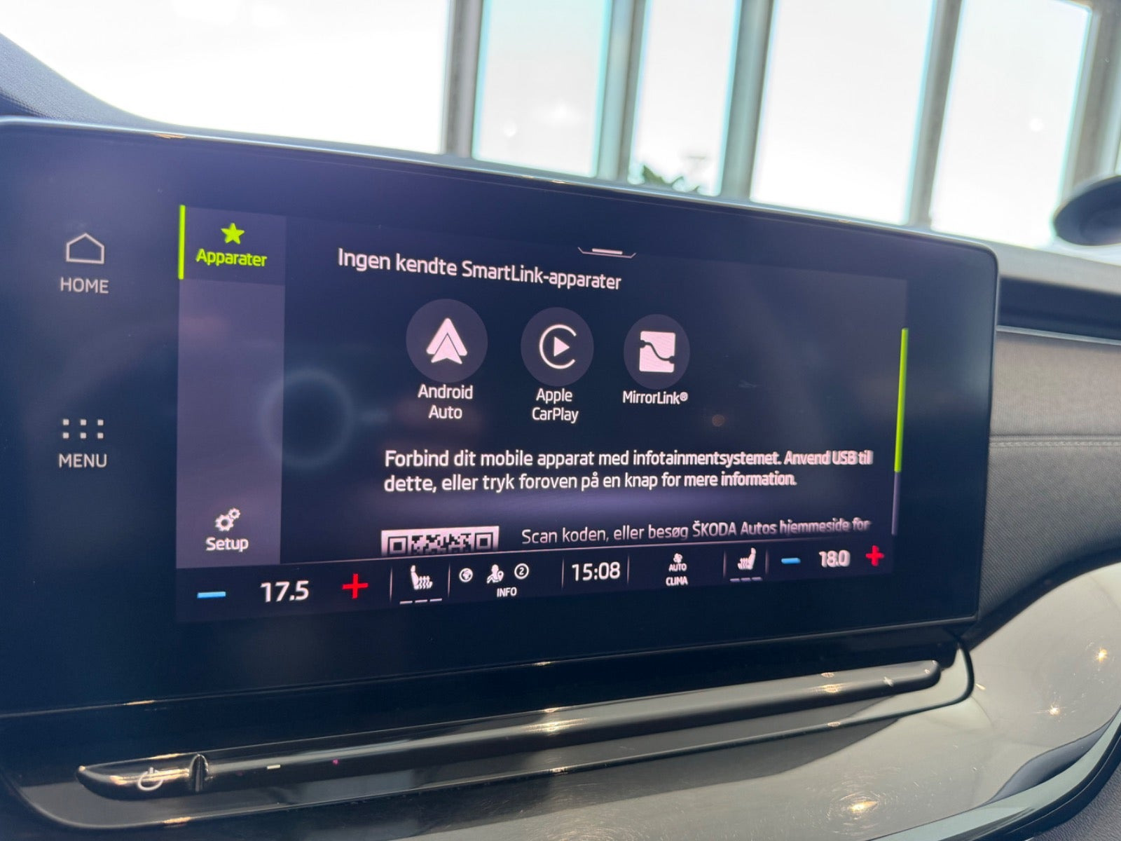 Blå Skoda Octavia fra 2022