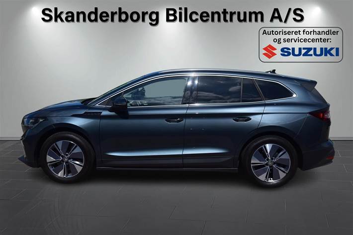 Grå Skoda Enyaq fra 2021