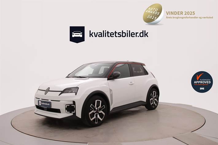 Hvid Renault R5 fra 2025