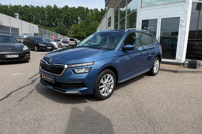 Blå Skoda Kamiq fra 2021
