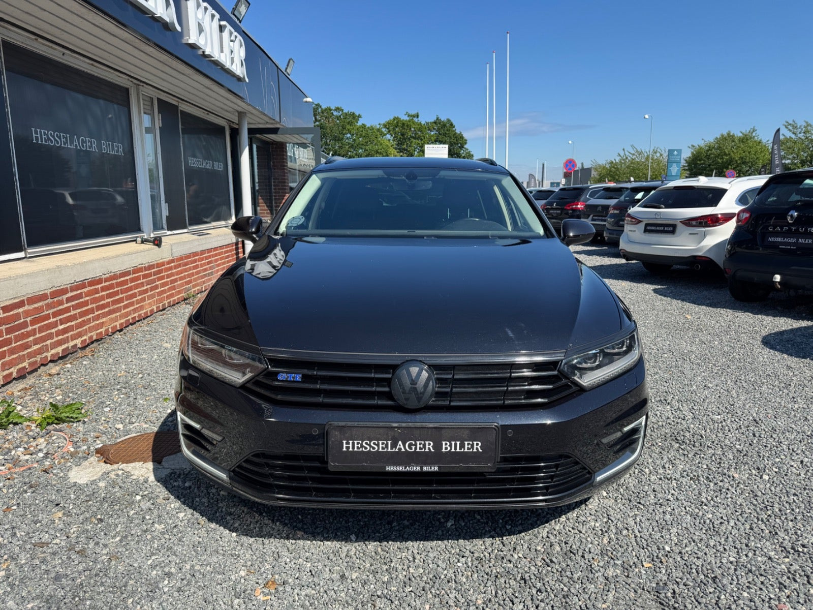 Sort VW Passat fra 2017