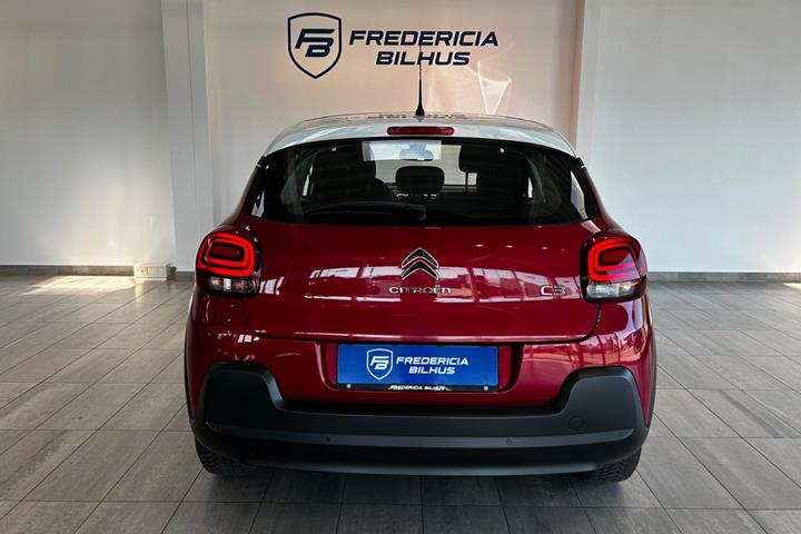 Rød Citroën C3 fra 2018