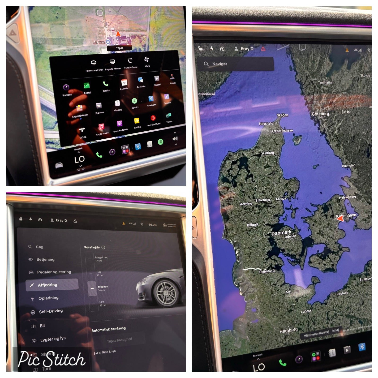 Grå Tesla Model S fra 2015