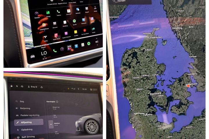 Grå Tesla Model S fra 2015