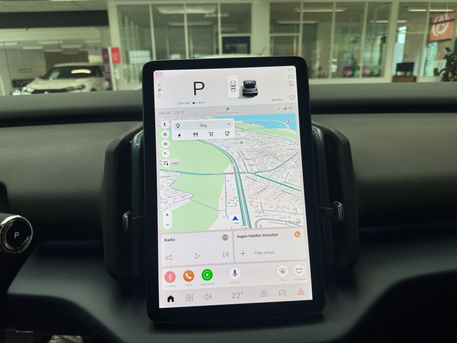 Blå Volvo EX30 fra 2025