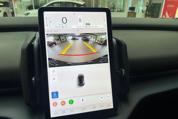 Blå Volvo EX30 fra 2025