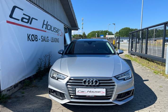 Sølv Audi A4 fra 2018