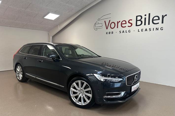 Grå Volvo V90 fra 2018