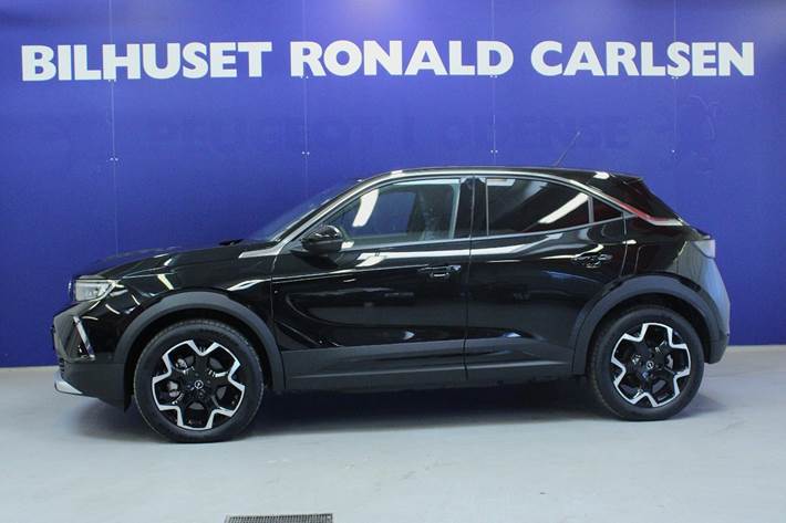 Sort Opel Mokka-e fra 2023