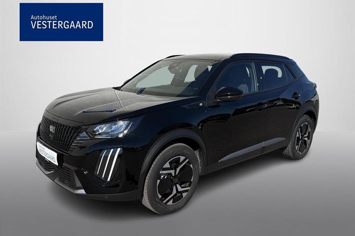 Sort Peugeot e-2008 fra 2025 set udefra
