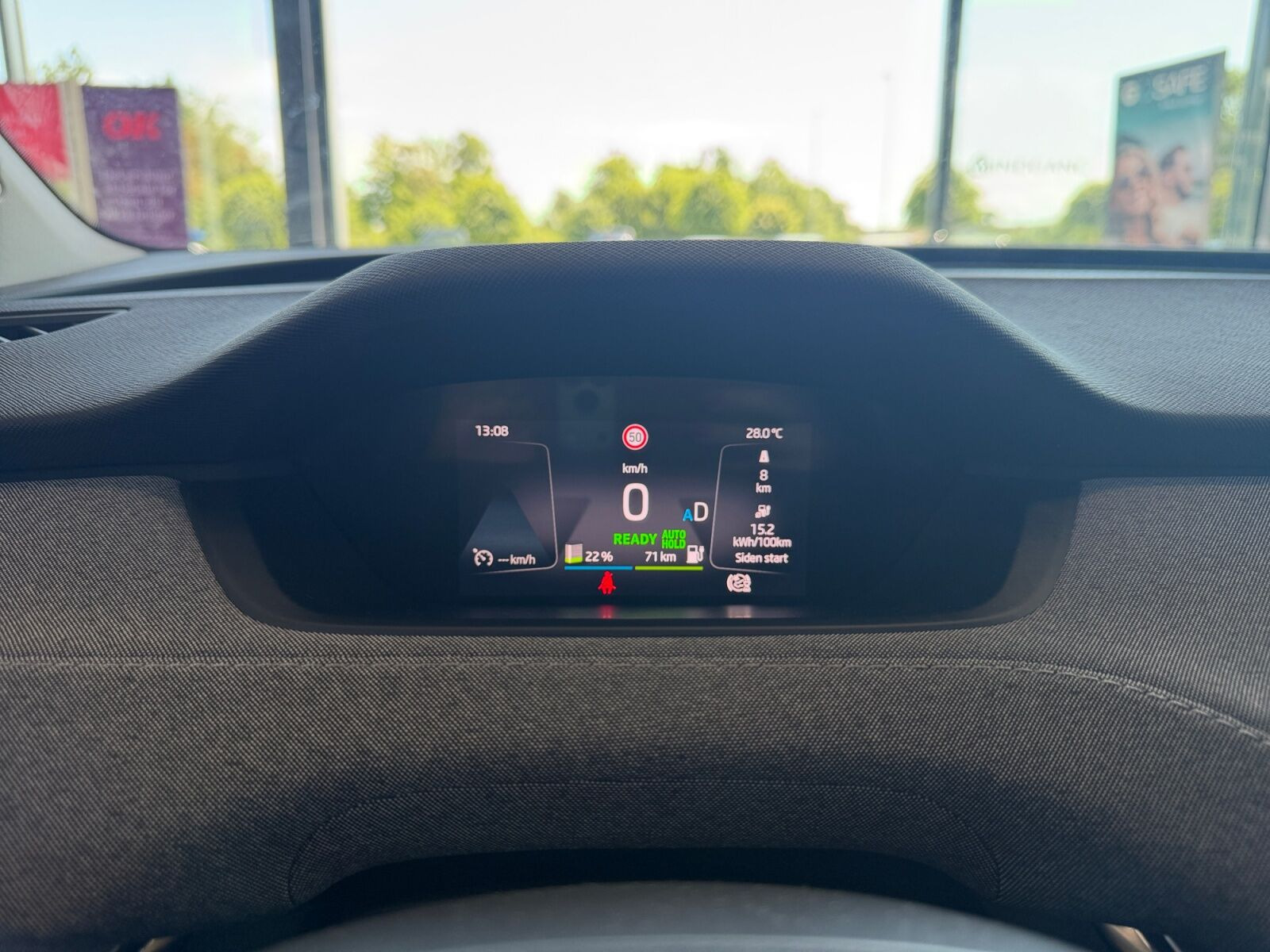 Sort Skoda Enyaq fra 2022