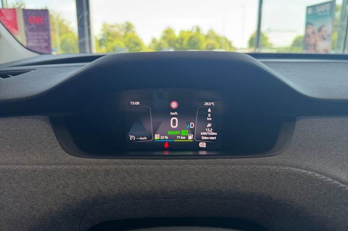 Sort Skoda Enyaq fra 2022