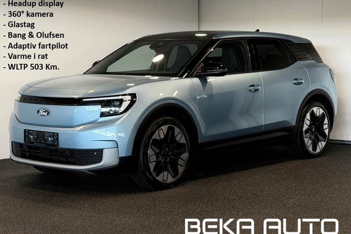 Blå Ford Explorer fra 2025