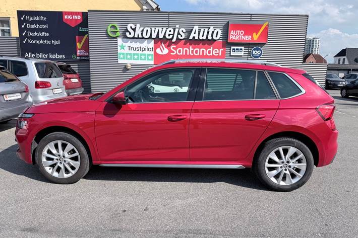 Rød Skoda Kamiq fra 2020