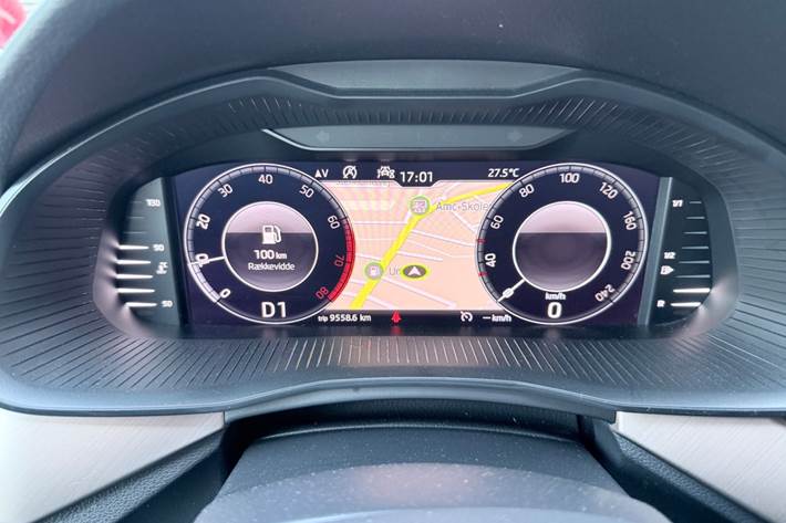 Rød Skoda Kamiq fra 2020