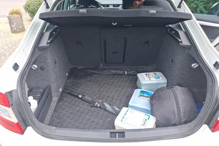 Hvid Skoda Octavia fra 2014