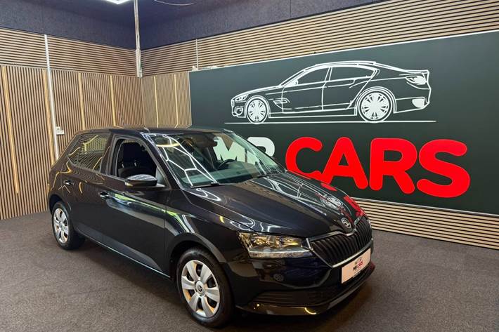 Sort Skoda Fabia fra 2019