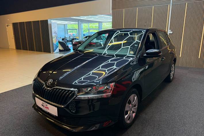 Sort Skoda Fabia fra 2019