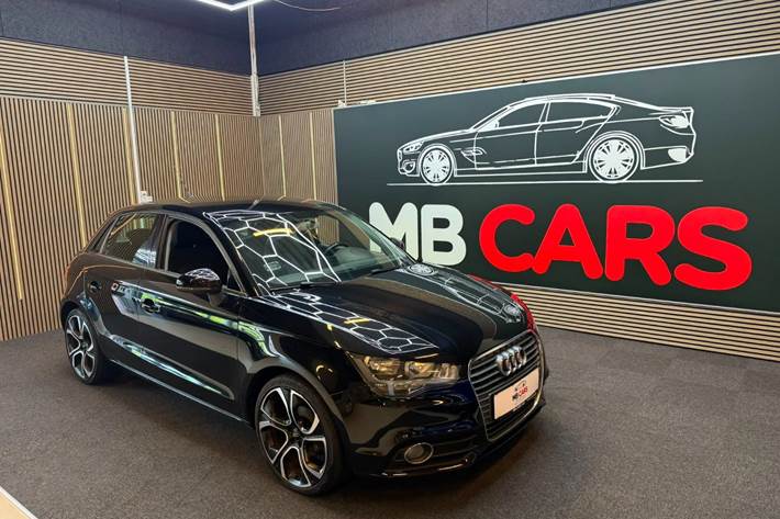 Sort Audi A1 fra 2014