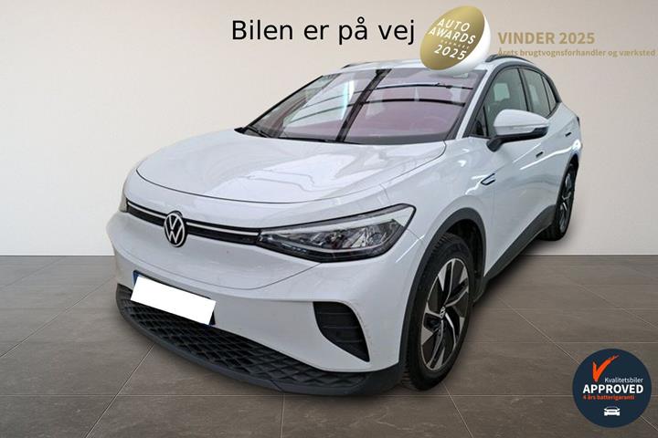 Hvid VW ID.4 fra 2022 set udefra