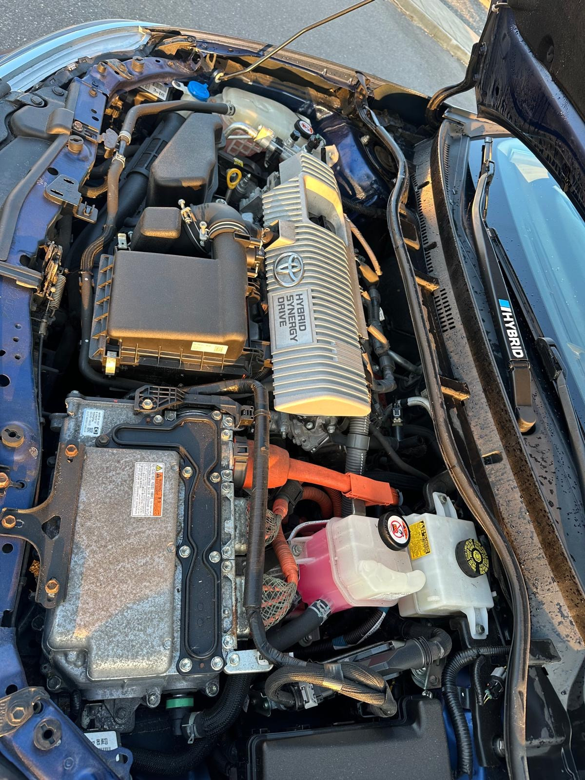 Blå Toyota Auris fra 2018