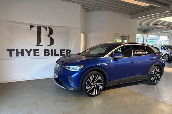 Blå VW ID.4 fra 2021