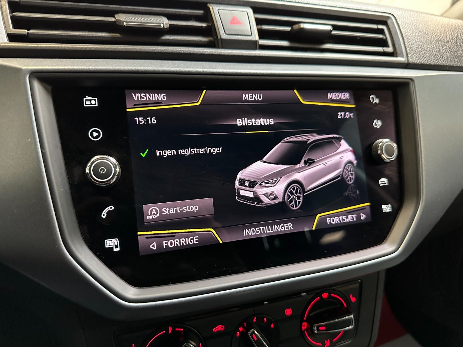 Grå Seat Arona fra 2018