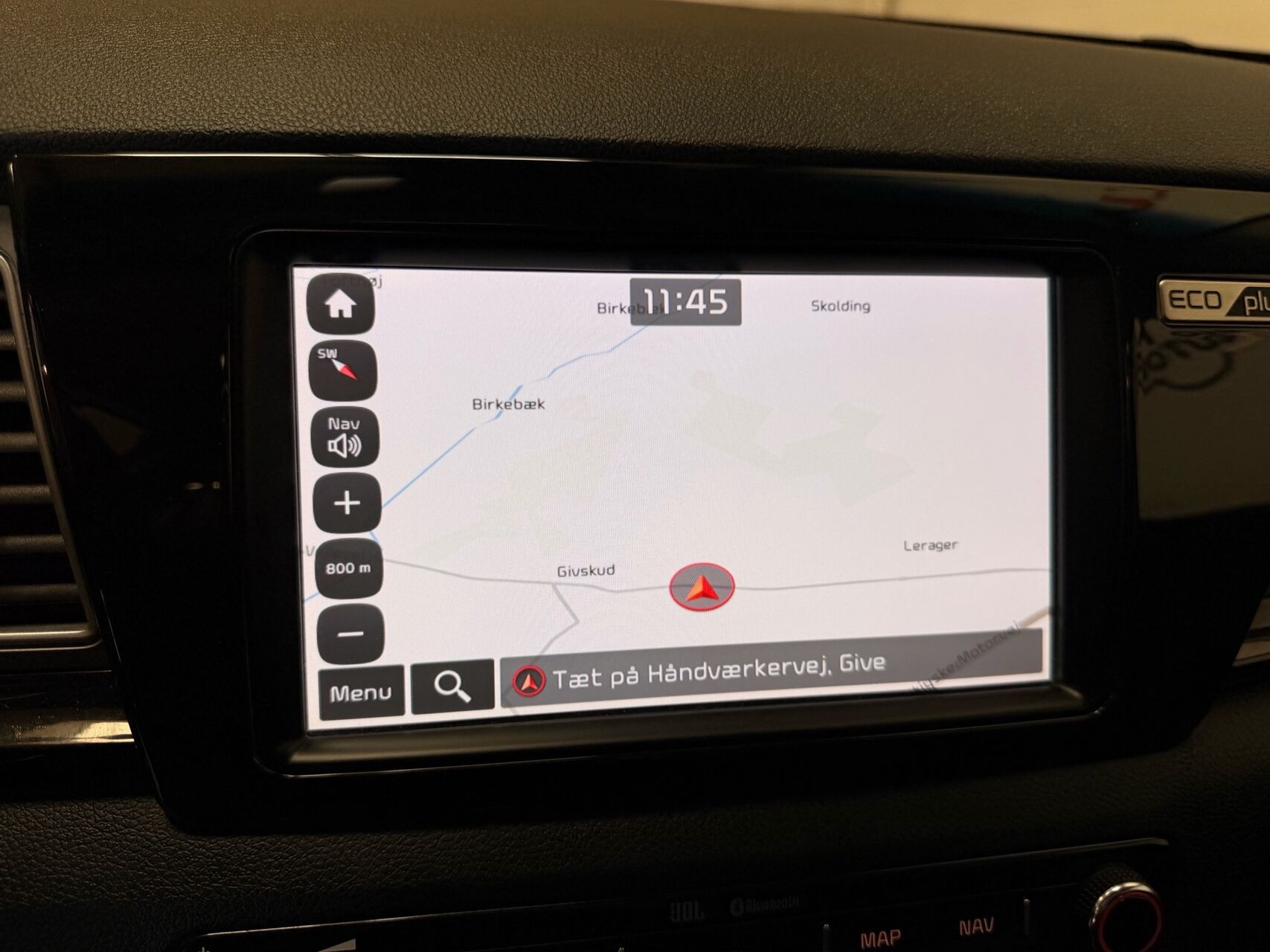 Rød Kia Niro fra 2019