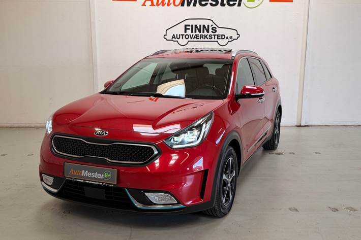 Rød Kia Niro fra 2019