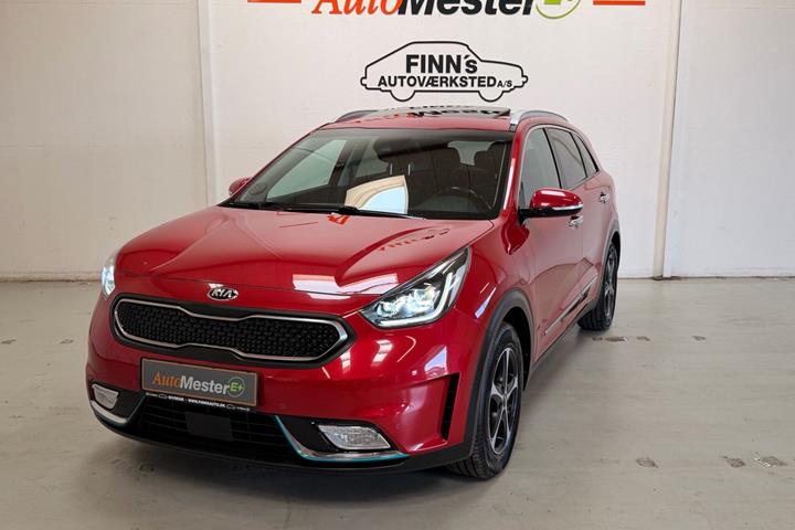 Rød Kia Niro fra 2019