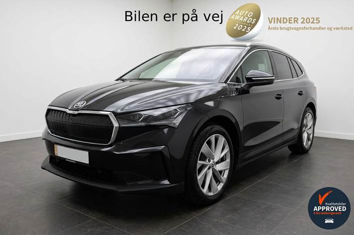 Sort Skoda Enyaq fra 2021