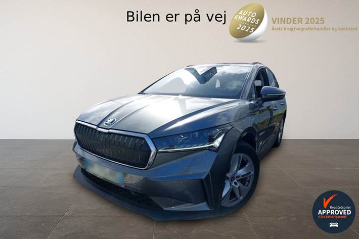 Grå Skoda Enyaq fra 2023
