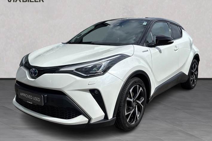 Hvid Toyota C-HR fra 2021
