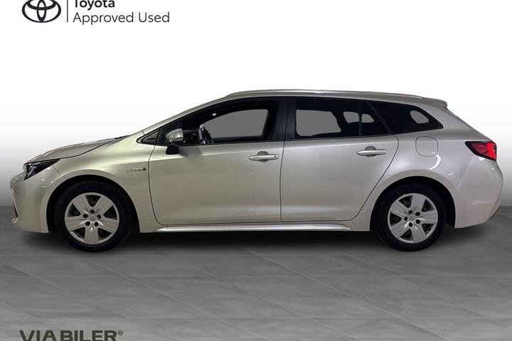 Sølv Toyota Corolla fra 2020