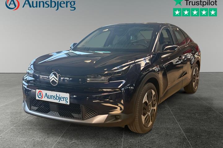 Blå Citroën ë-C4 X fra 2025 set udefra