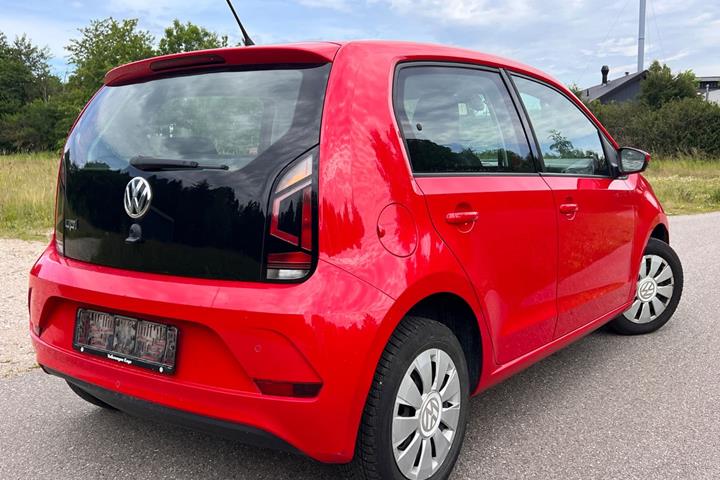 Rød VW UP! fra 2019