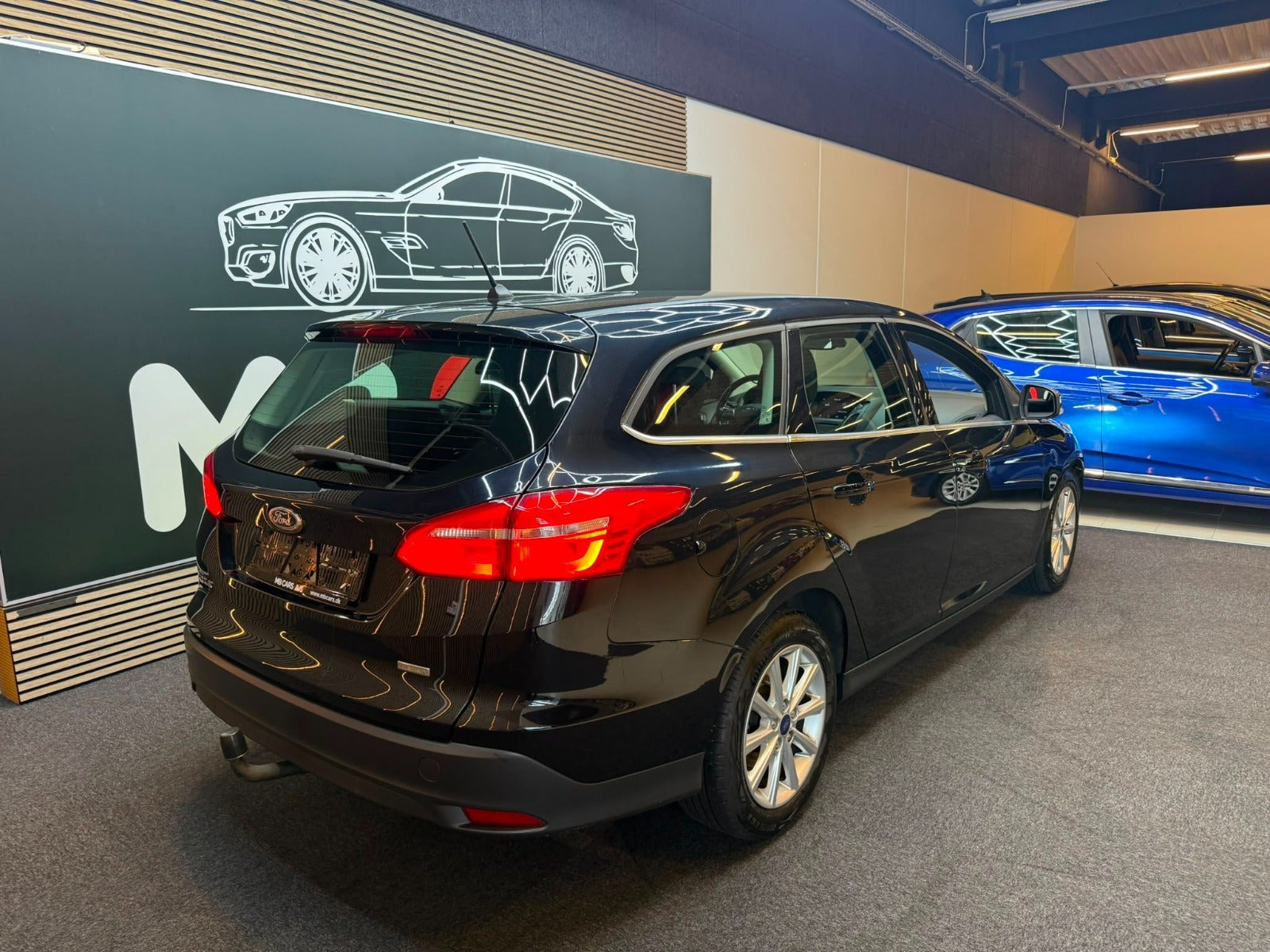 Sort Ford Focus fra 2017