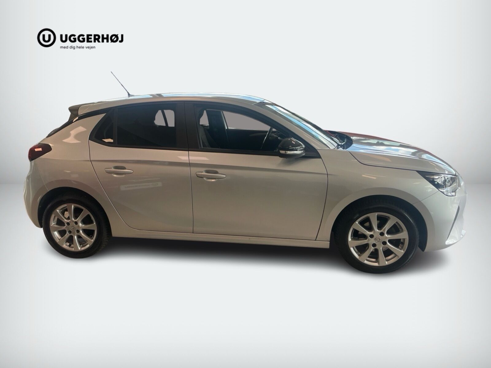 Sølv Opel Corsa fra 2023