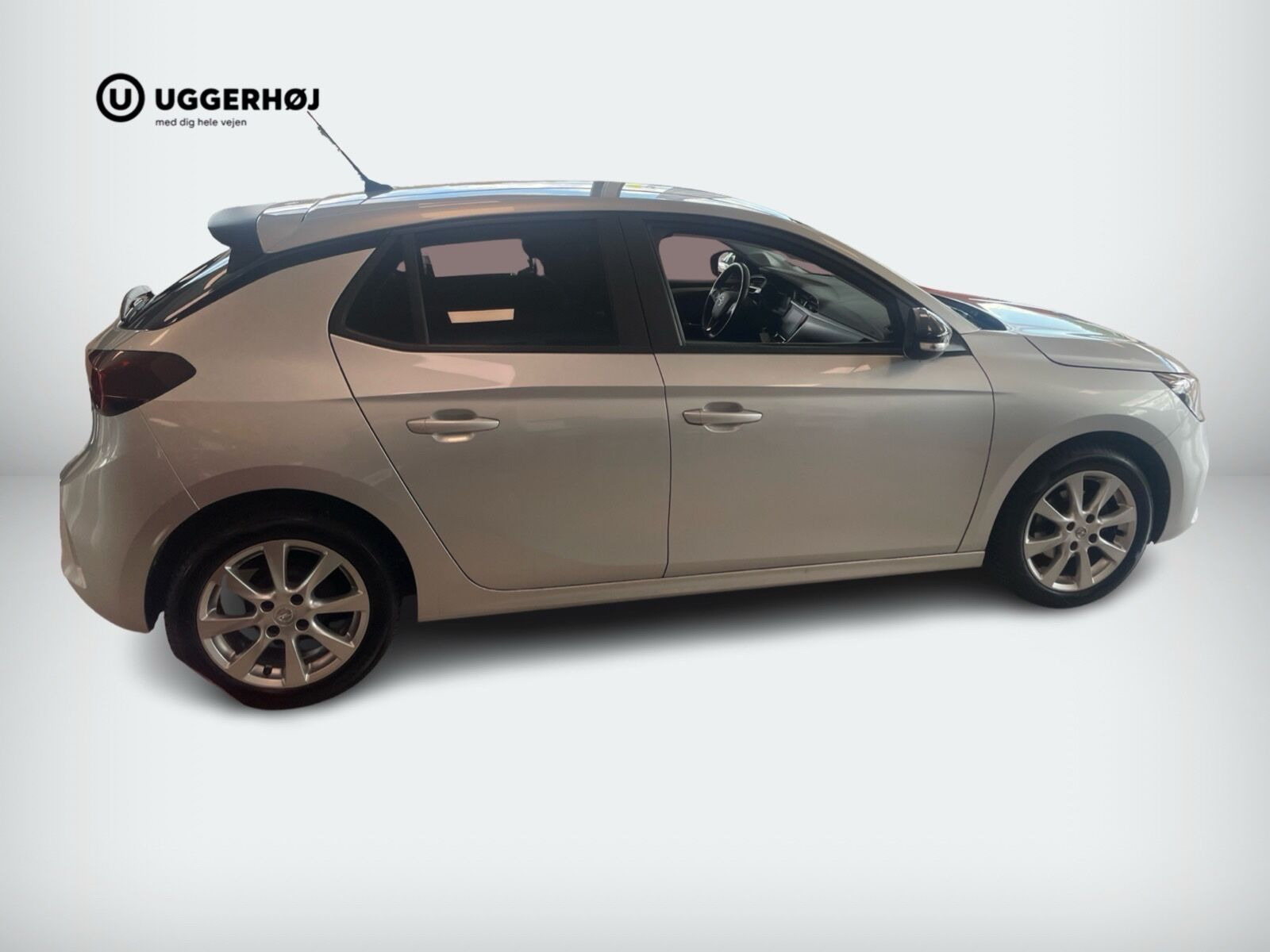 Sølv Opel Corsa fra 2023