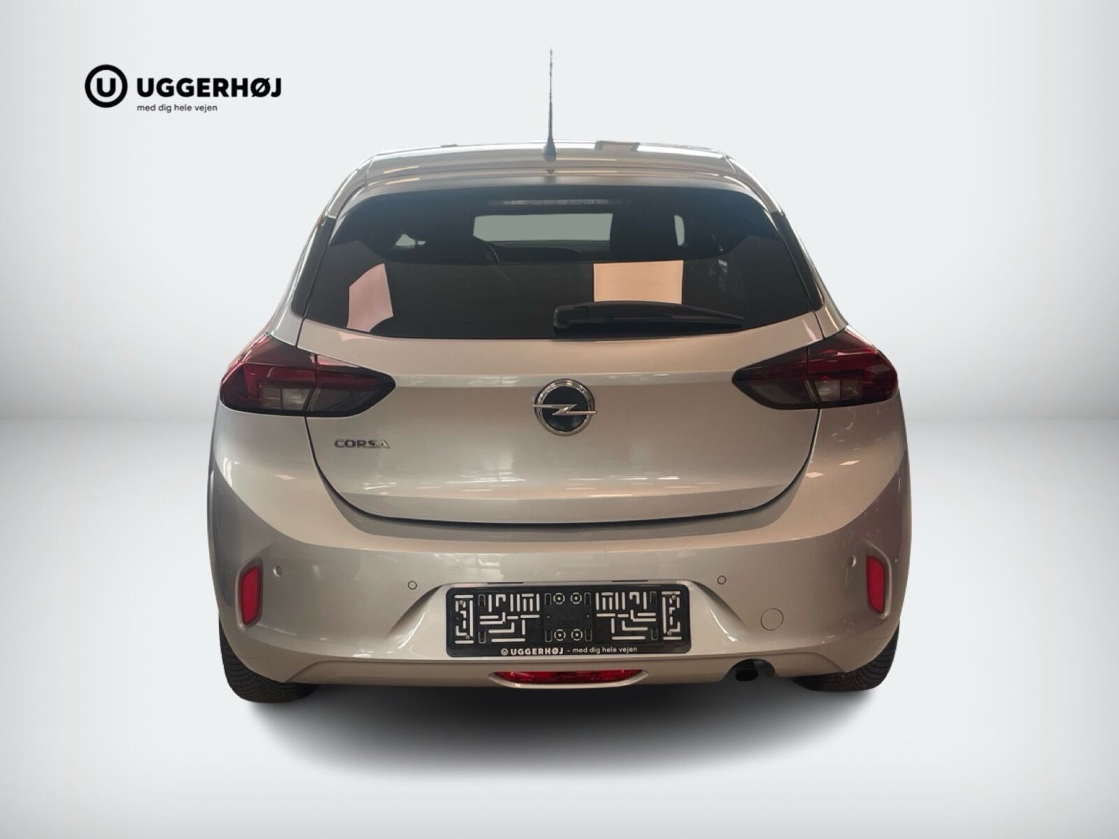 Sølv Opel Corsa fra 2023