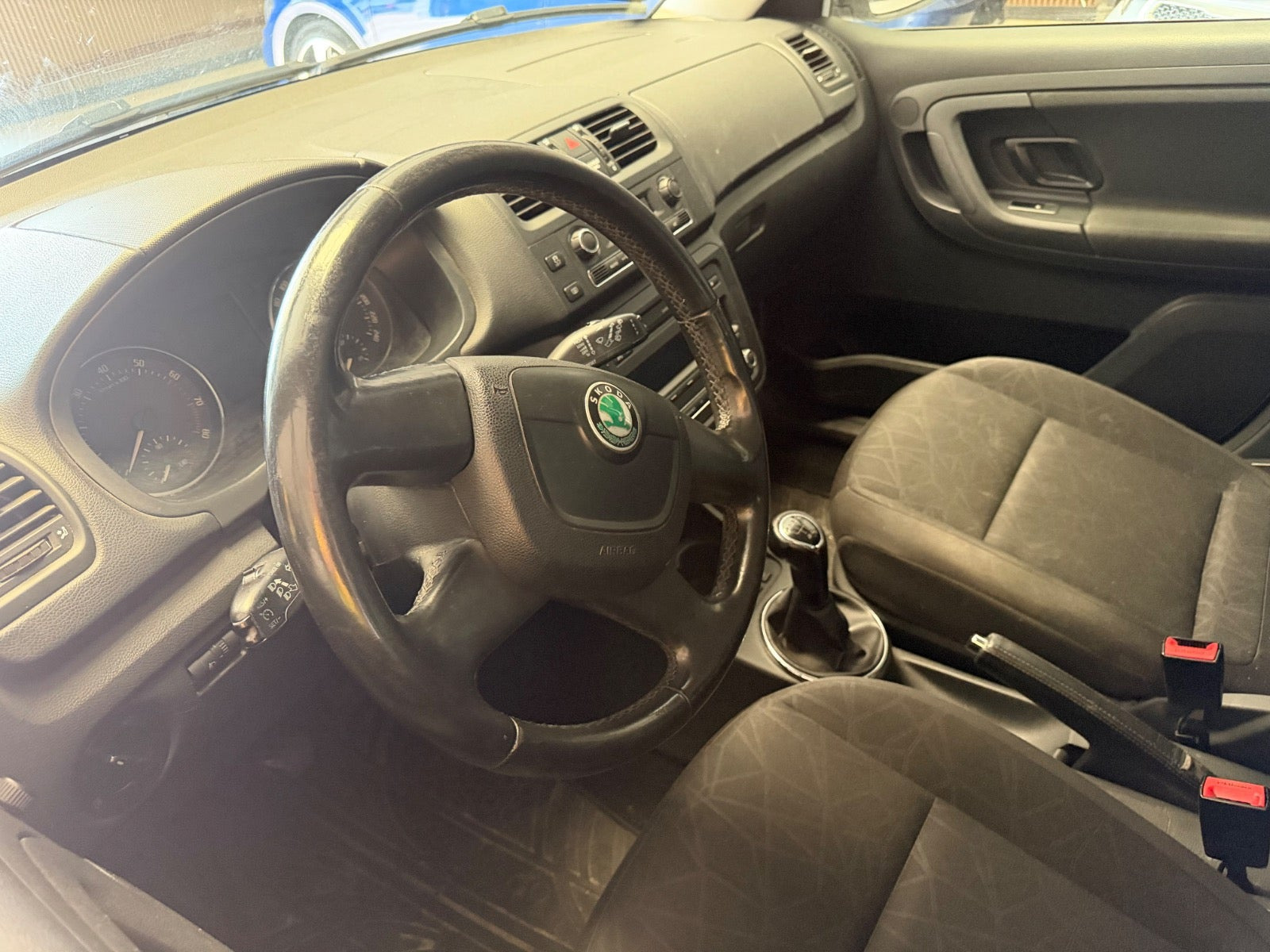 Sølv Skoda Fabia fra 2011