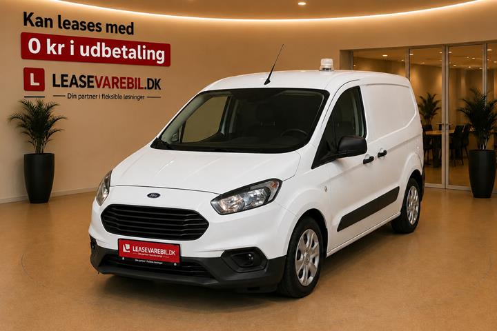 Hvid Ford Transit Courier fra 2019